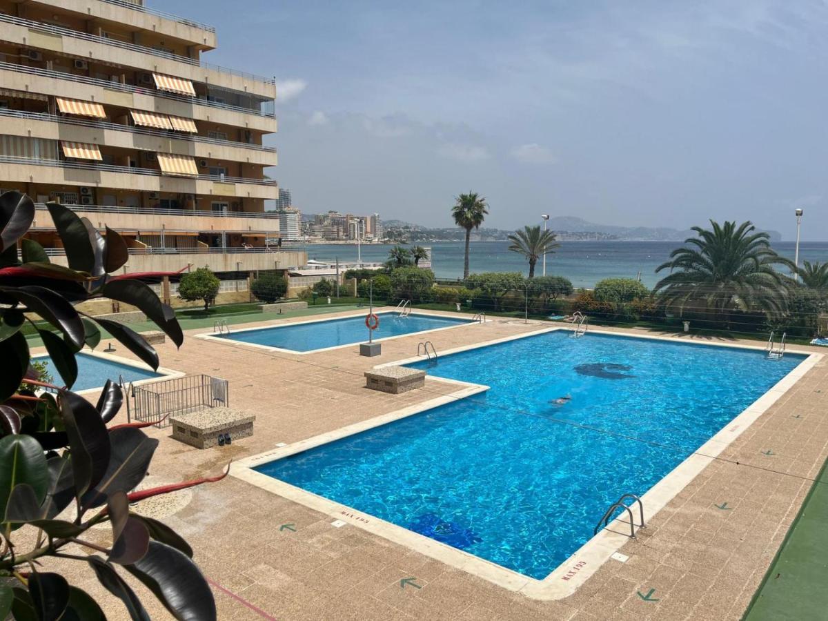 Calpe Apartamento 1A Linea De Playa Piscina Reformado Wifi Aire Exterior photo